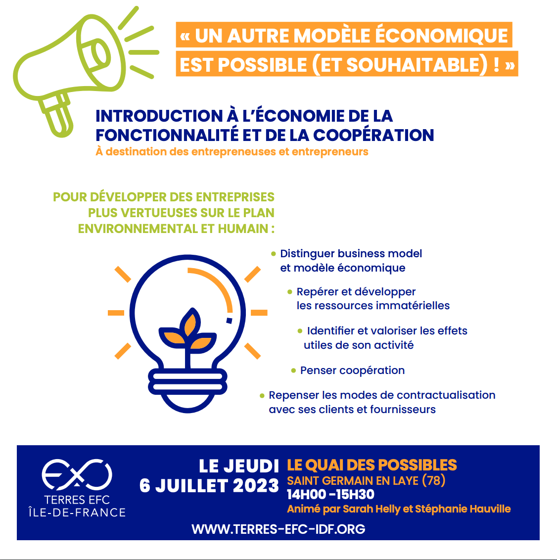 Atelier découverte EFC à St Germainenlaye Terre d'EFC ÎledeFrance